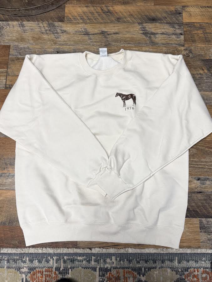 1976 cream sweater