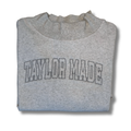 Taylor Made light gray mock-neck sweatshirt