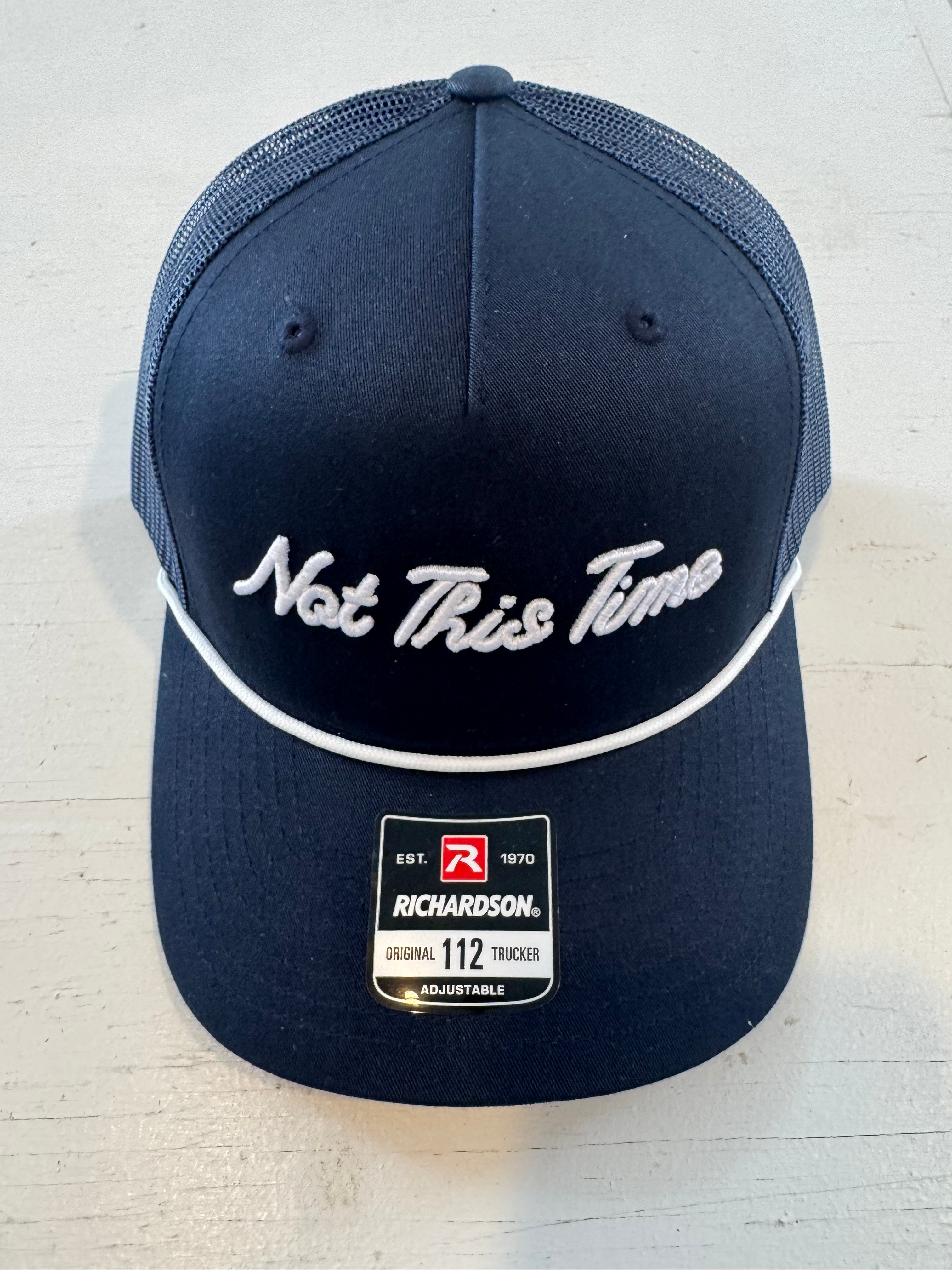 Not This Time Vintage Rope Hat